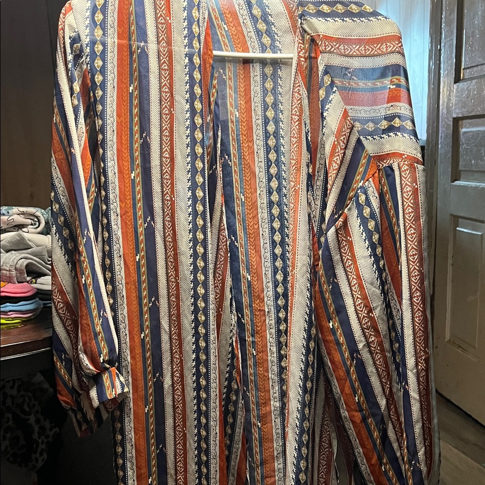 Striped Multicolor Cardigan